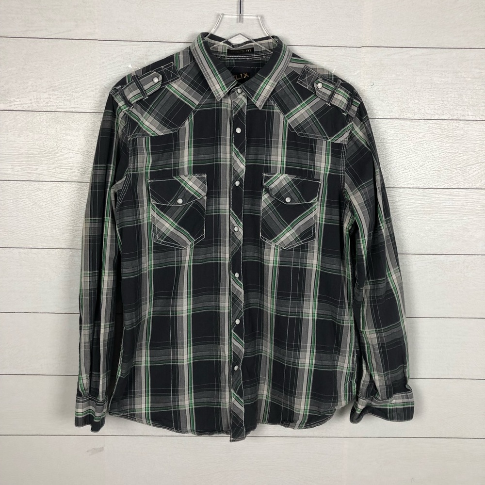 Helix men’s button down long sleeve